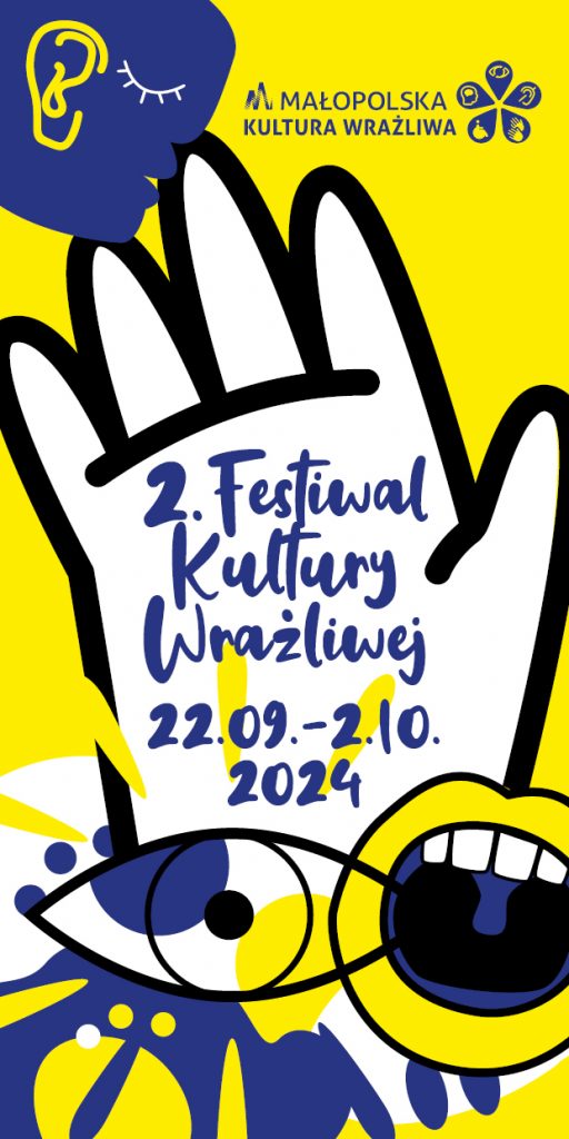 GRAFIKA REKLAMUJĄCA FESTIWAL KULTURY WRAŻLIWEJ