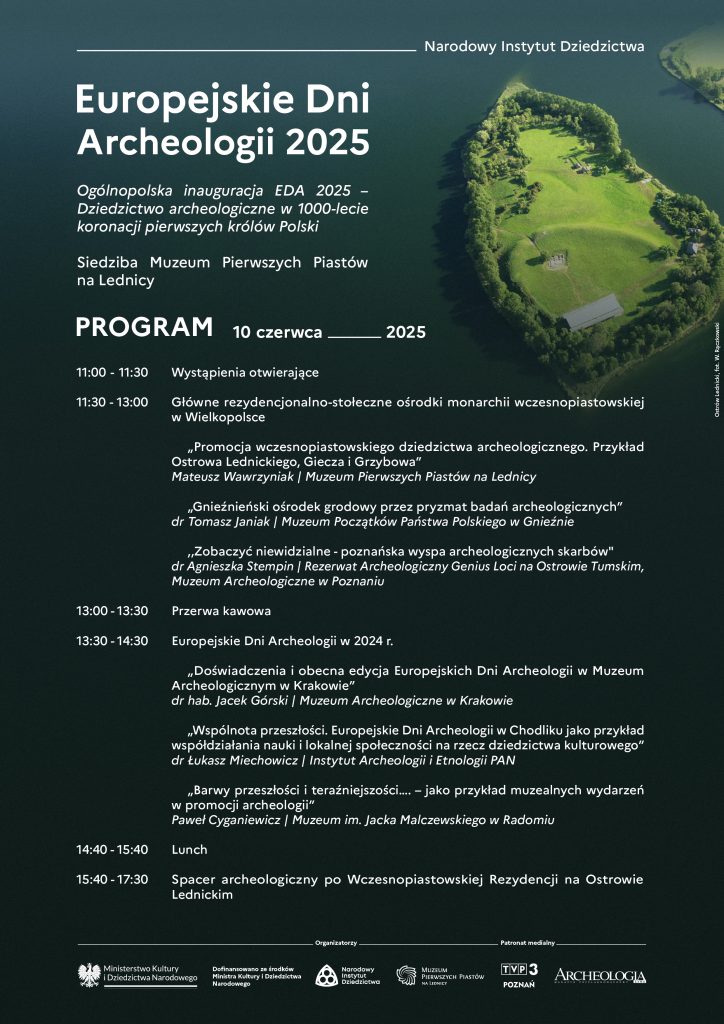 plakat z programem inauguracji EDA