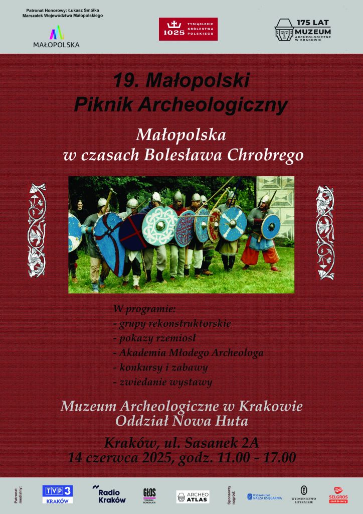 19. Małopolski Piknik Archeologiczny - plakat
