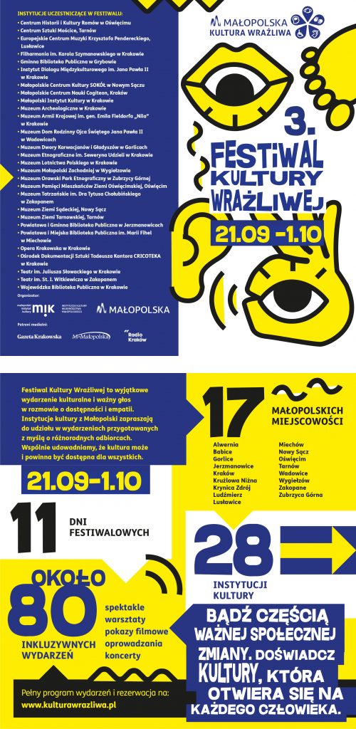 grafika Festiwalu Kultury Wrażliwej