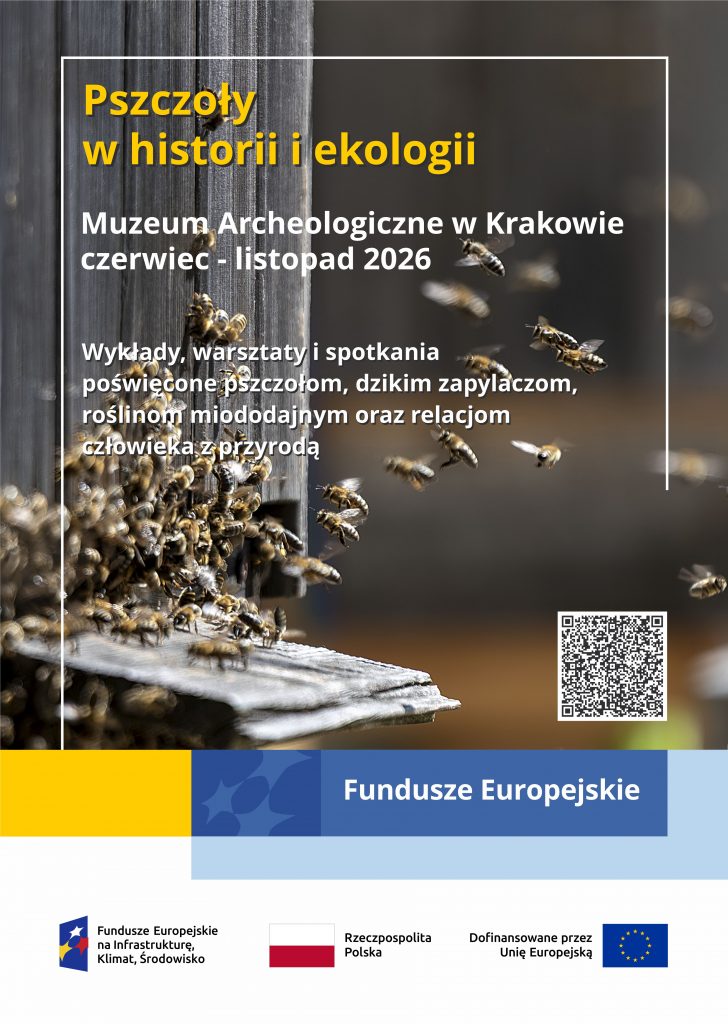kolorowa grafika z pszczołami zachęcająca do udziału w zajęciach o pszczołach
