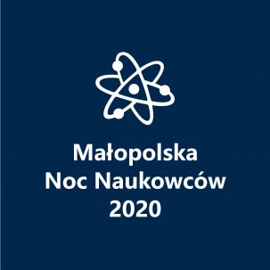 Kolorowy plakat Nocy Naukowców