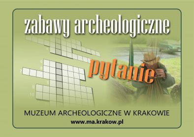 grafika z napisem pytanie - zabawy archeologiczne