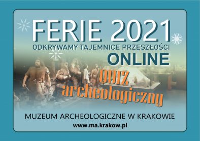 banner graficzny z napisem quiz archeologiczny