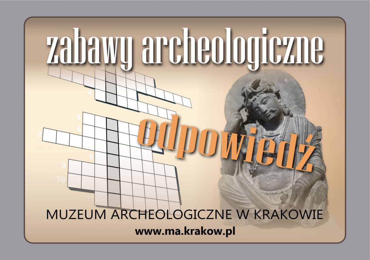 grafika z krzyżówką w tle i napisem odpowiedź