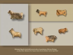 gliniane figurki zoomorficzne kultury trypolskiej z Bilcza Złotego