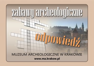 grafika z napisem odpowiedź na tle szablonu krzyżówki