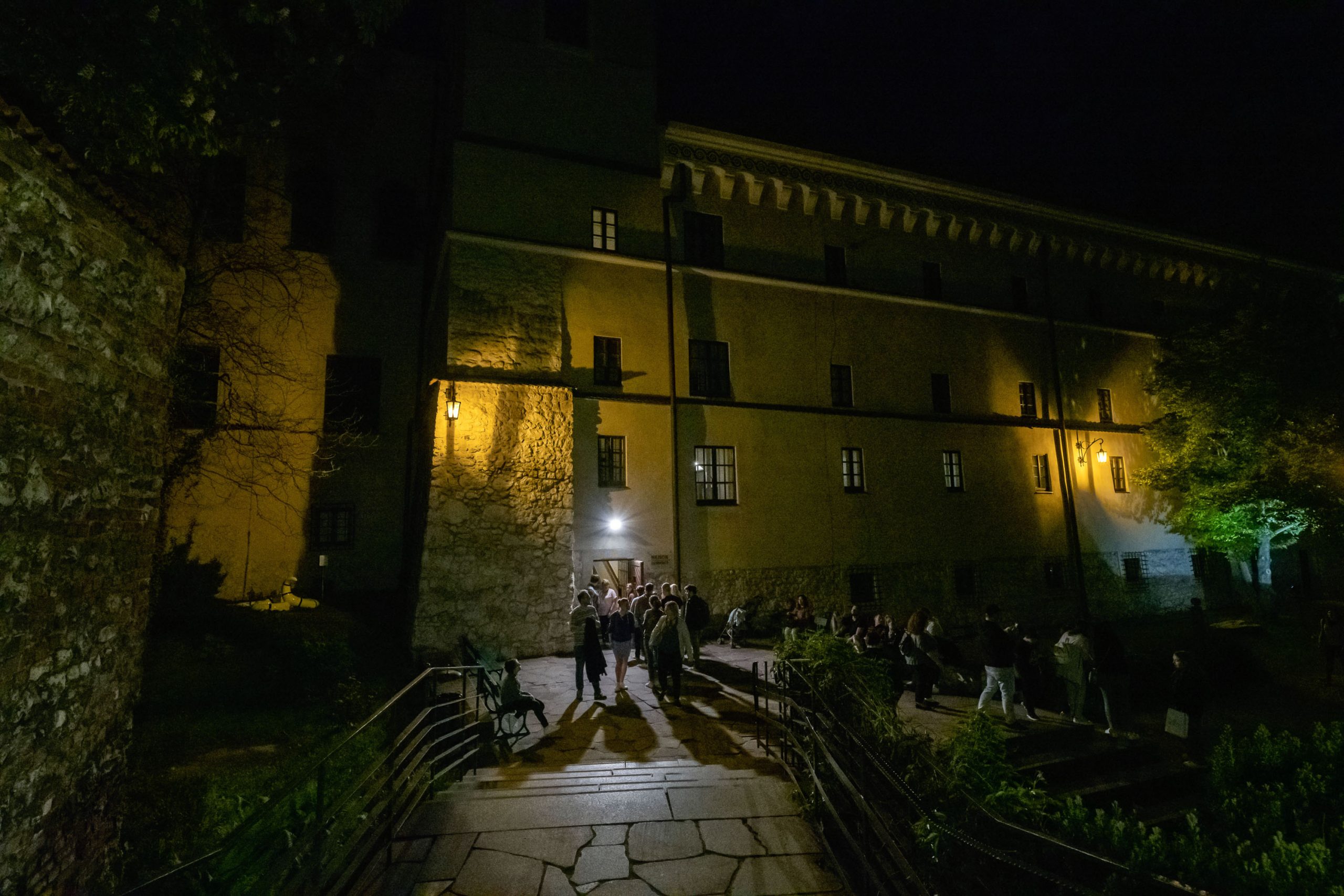 budynek Muzeum nocą