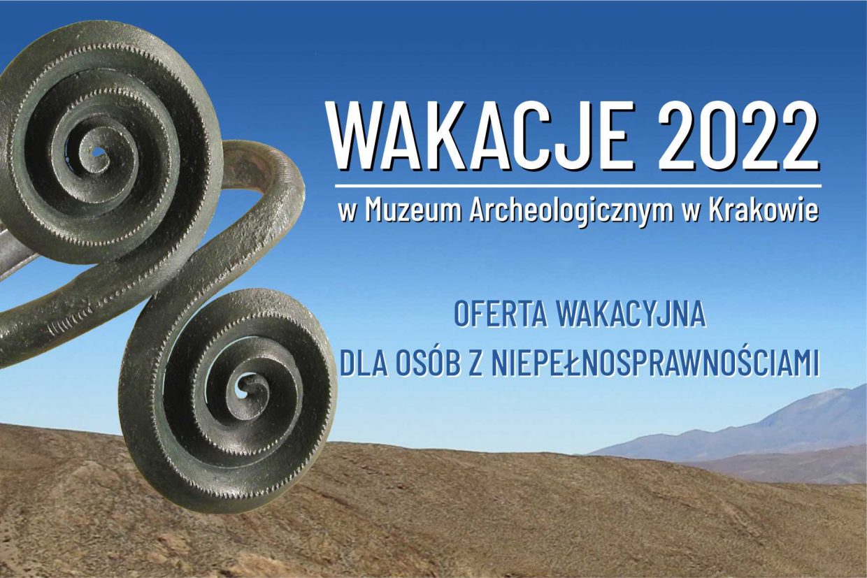 kolorowa grafika z napisem Oferta wakacyjna dla osób z niepełnosprawnościami
