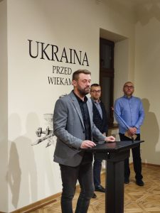 ekspozycja wystway Ukraina przed wiekami w Ostrowcu Świętokrzyskim