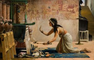 John Reinhard Weguelin –The Obsequies of an Egyptian Cat (1886)