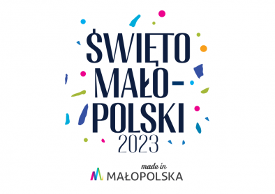kolorowa grafika z napisem Święto Małopolski