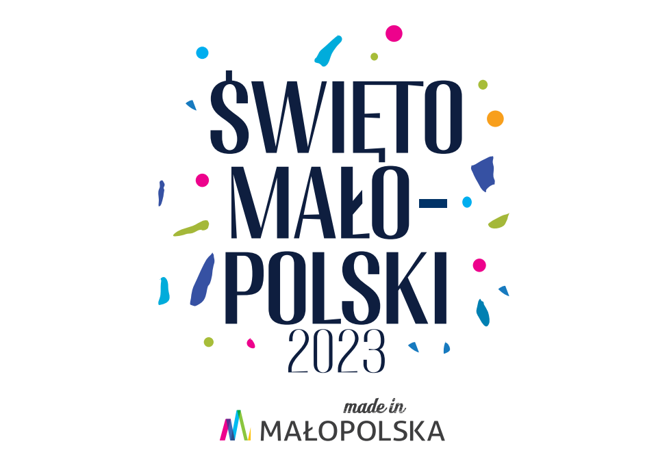 kolorowa grafika z napisem Święto Małopolski