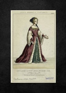 Anne Boleyn na karcie kostiumów postaci historycznych