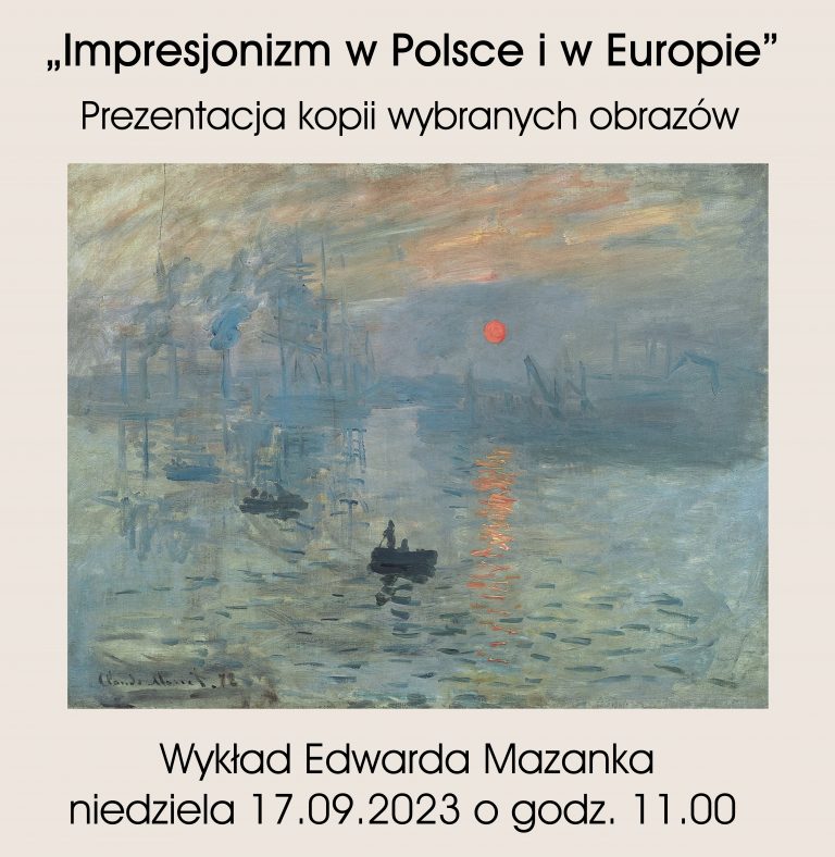 kopie obrazów impresjonistów europejskich i polskich