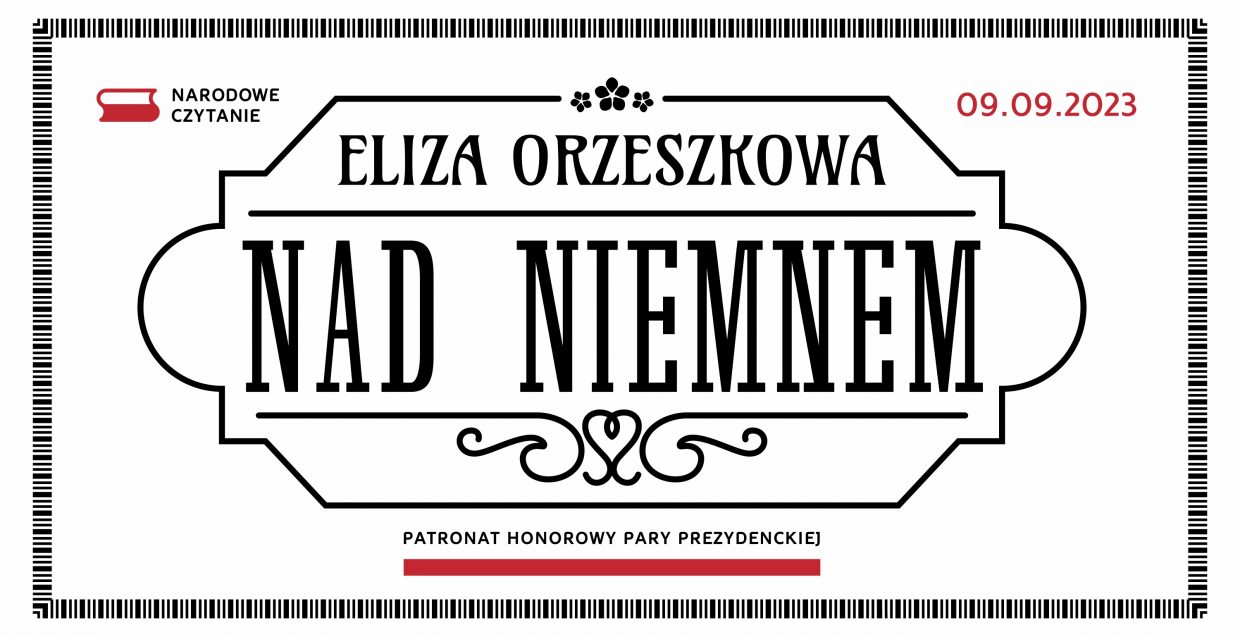 grafika informująca o wydarzeniu Narodowe Czytanie