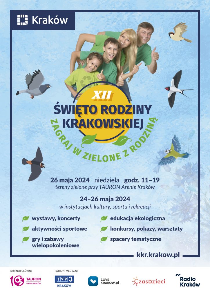 Święto Rodziny Krakowskiej 2024 plakat podstawowy