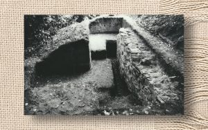 Widok ogólny wykopu „VII” i „VII B” na fotografii J. Barcika (źródło: Archiwum Działu Archeologii Średniowiecza i Czasów Nowożytnych MAK).