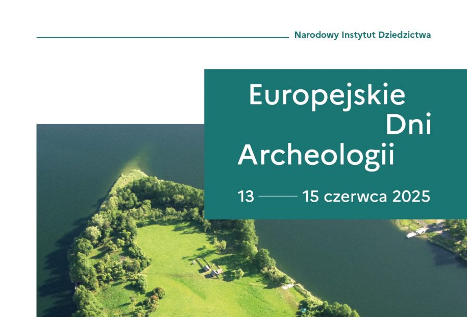 plakat wydarzenia Europejskie Dni Archeologii
