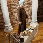Fragment wystawy "Co jadano w czasach Bolesława Chrobrego" Branice