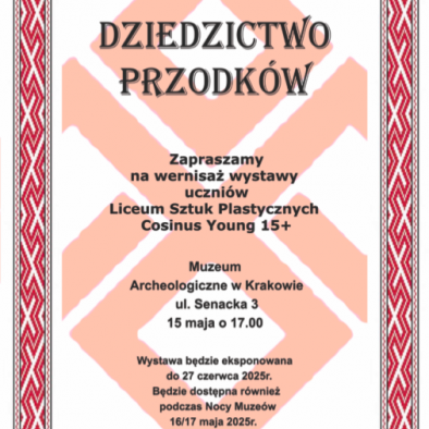 plakat nowej wystawy czasowej