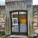 brama od ul. Poselskiej podczas remontu