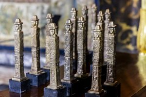 Pamiątkowe statuetki Światowida ze Zbrucza