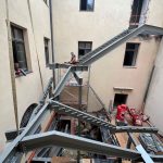 mowe schody na&nbsp;dziedzińcu straceń