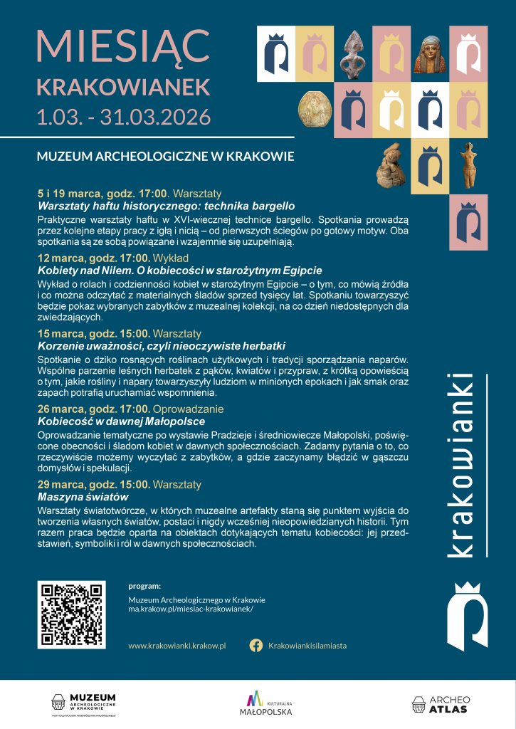 grafika z&nbsp;pragramem wydarzenia Miesiąc Krakowianek