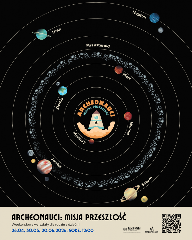 ArcheoNauci 2026 - grafika informująca o&nbsp;wydarzeniu