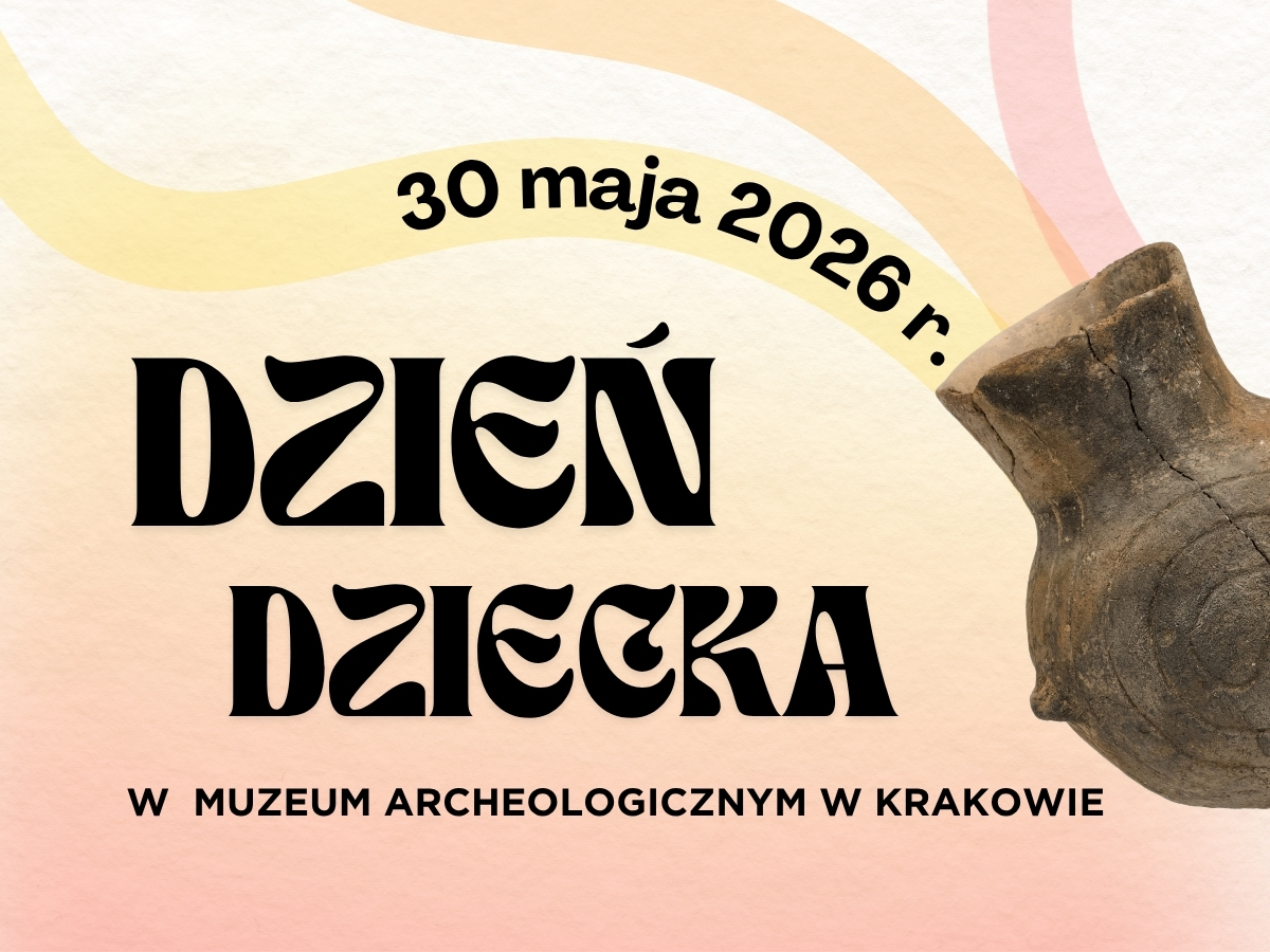 banner informujący o wydarzeniu w Muzeum na Dzień Dziecka