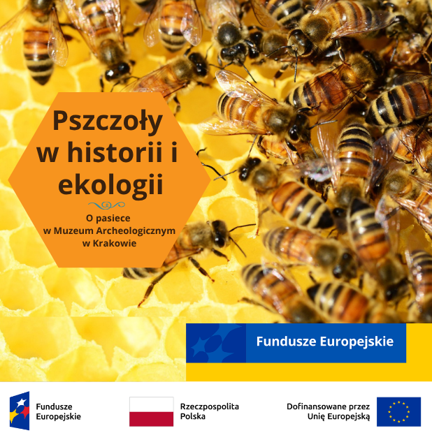 kolorowa grafika z pszczołami zachęcająca do udziału w zajęciac ho pszczołach