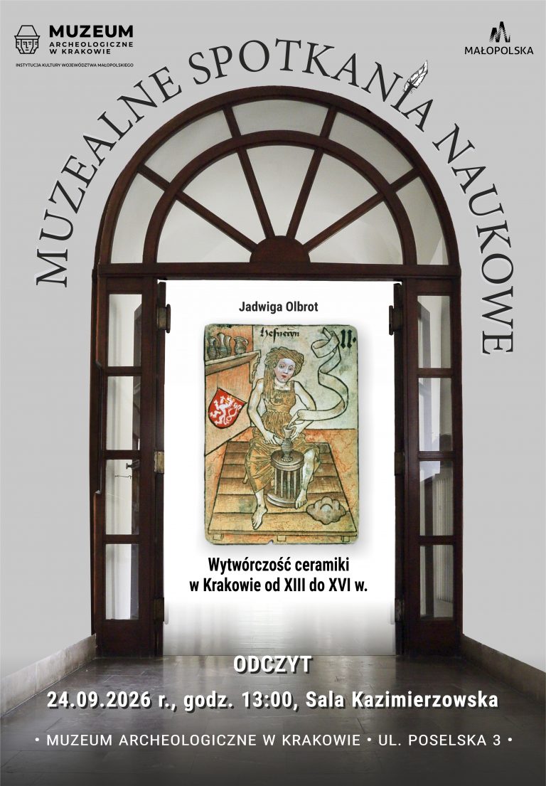 grafika informująca o&nbsp;wydarzeniu - Muzealne Spotkania Naukowe